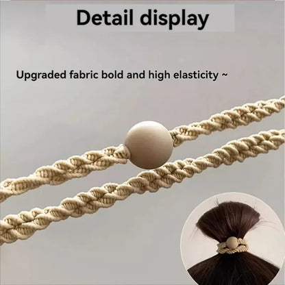 High Elasticity Leather Headbands for Durable Ponytails - Smarsty