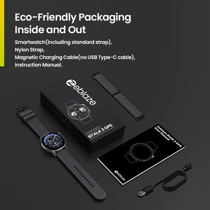 Zeblaze Btalk 3 GPS Smartwatch with AMOLED Screen - Smarsty