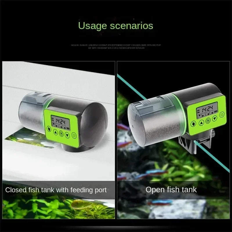 Automatic Fish Tank Feeder with Intelligent Timing Feature - Smarsty