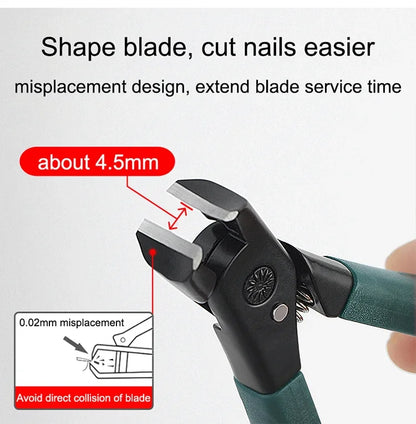 Stainless Steel Anti-Splash Nail Clipper for Thick Fake Nails - Smarsty