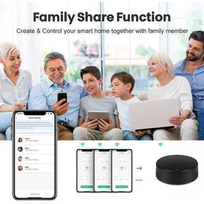 Smart WiFi IR Remote Controller for Home Automation - Smarsty