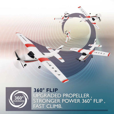 WLtoys F949 2.4G 3D6G 3Ch RC Airplane Fixed Wing Plane Outdoor Toys Drone RTF Upgrade Version Digital Servo F949S With Gyroscope - Smarsty
