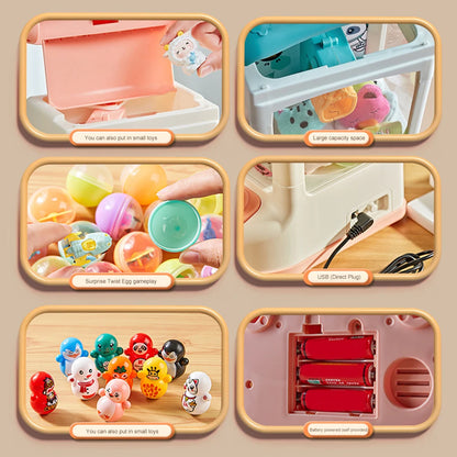 Mini Claw Machine Crane Machines Toy Large Claw Catch Toy Kids Coin Operated Play Game Clip Doll Toys Gifts for Girls and Boys