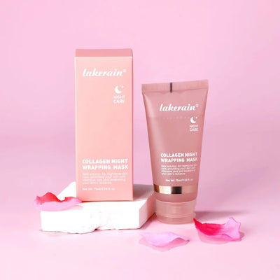 Night Collagen Wrapping Mask Rejuvenation Moisturizing Brightening Korean Face Mask Make Glowy Skin Elasticity Facial Mask - Smarsty