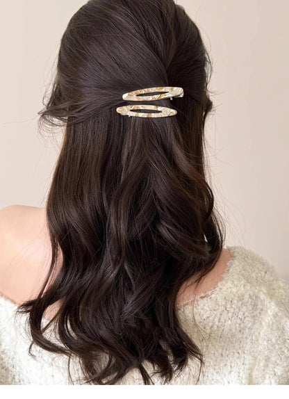 Colorful Acetate Hair Clips Set for Stylish Women - Smarsty