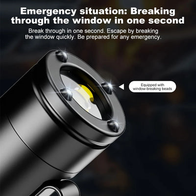 Taclite Mini Flashlight The Ultimate Everyday Micro Tool Emergency Rechargeable LED Magnetic Tactical Flashlight with Hat Clip