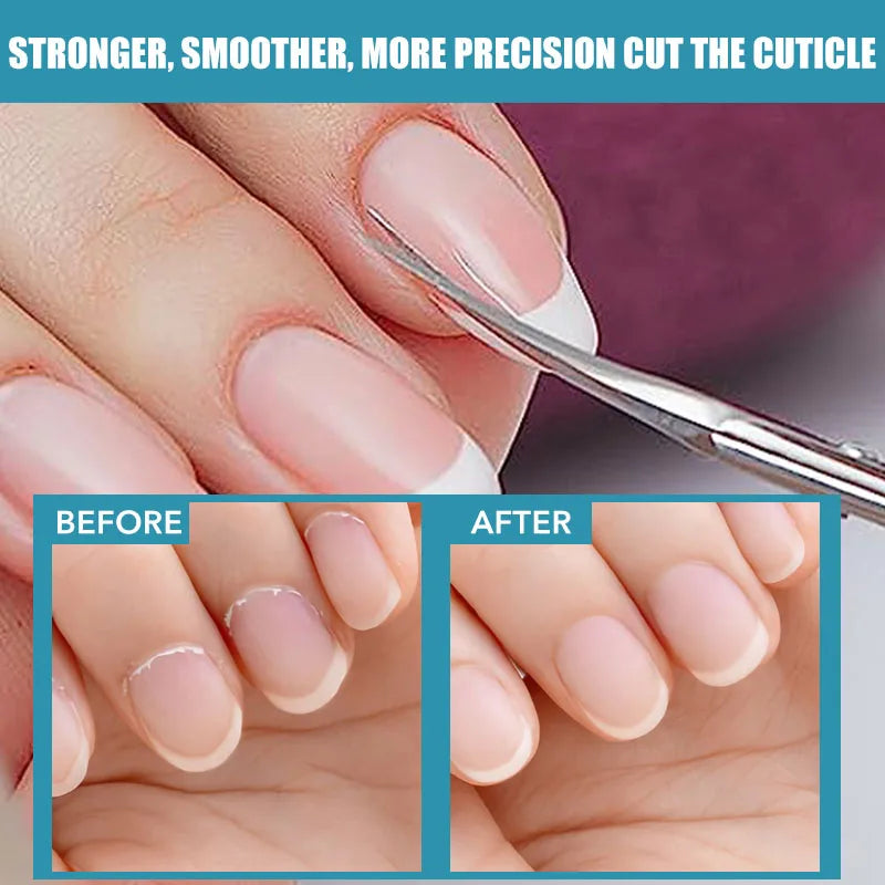 Stainless Steel Cuticle Scissors for Precise Nail Care - Smarsty