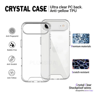 Smarsty Clear MagSafe Case for iPhone Pro Max and Regular Models -