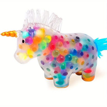 Unicorn Stress Balls Toy Heal Your Mood Unicorn Squeeze Toy Stress and Anxiety Relief Unicorn Fidget Ball Toy Colorful Gel Water by Smarsty