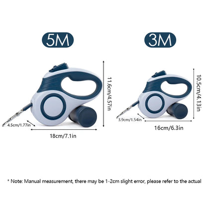 5M Automatic Retractable Dog Leash for Easy Outdoor Walks - Smarsty