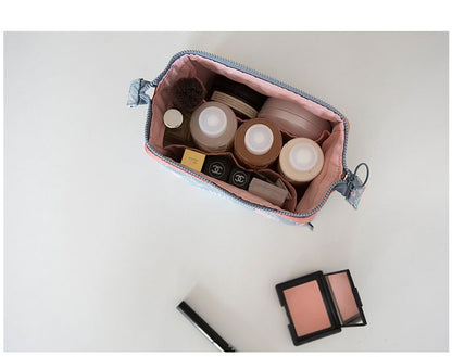 Flamingo Travel Makeup Bag With Large Capacity Organizer - Smarsty