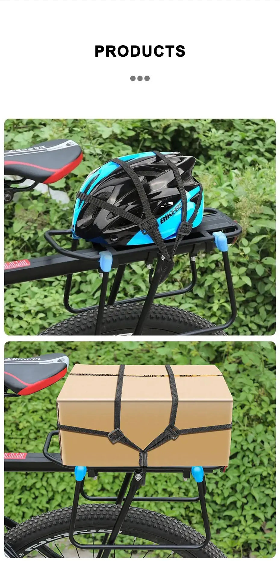 SEAMETAL Motorcycle Back Seat Helmet Strips Elastic Rope Motorcycle Helmet Fixed Strap Adjustment Fix Rope Goods Strap 60cm/90cm - Smarsty
