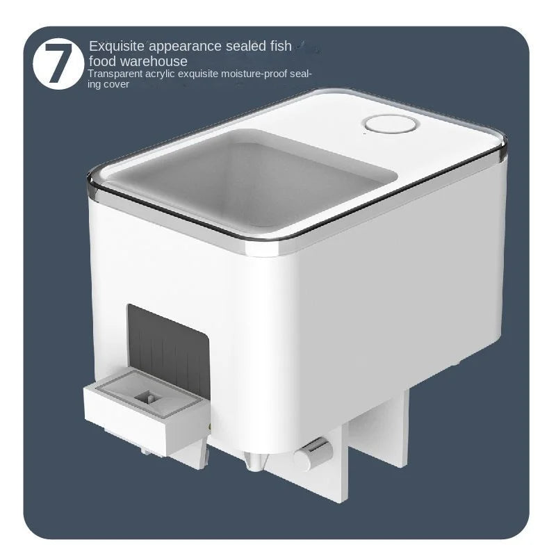 Smart Wifi Aquarium Fish Feeder with Voice Control - Smarsty