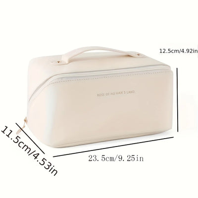 Makeup Organizer Female Toiletry Kit Bag Make Up Case Storage Pouch Luxury Lady Box, Cosmetic Bag, Organizer Bag For Travel Zip - Smarsty