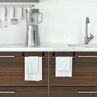 Over Cabinet Towel Rack Organizer for Bathroom and Kitchen - Smarsty
