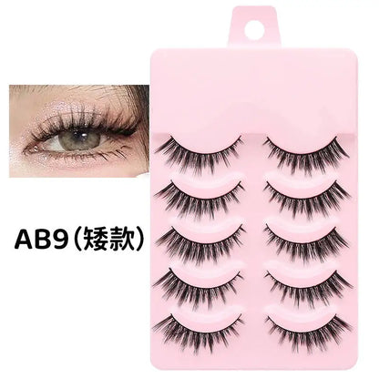 DINGSEN 5 Pairs Soft Natural Long False Eyelashes - Smarsty