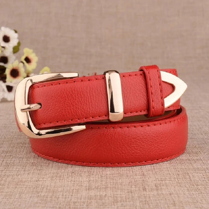 Women's Leather Trousers Belt High Quality Vintage Strap - Smarsty