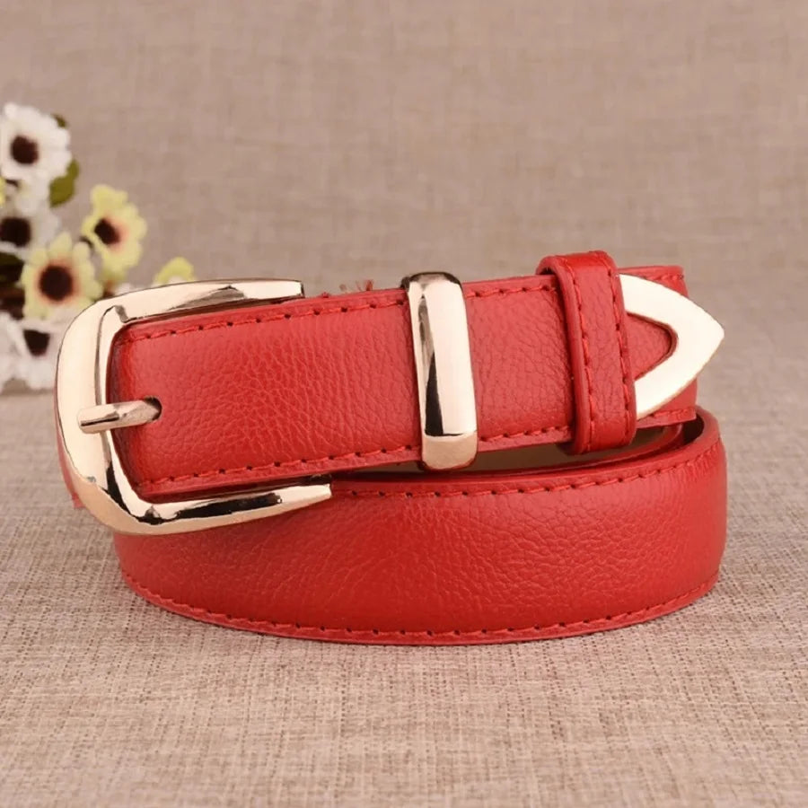 Women's Leather Trousers Belt High Quality Vintage Strap - Smarsty