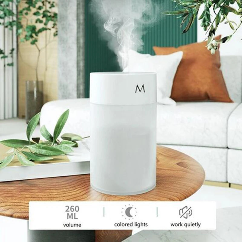 Portable Ultrasonic Aromatherapy Diffuser with LED Lamp - Smarsty