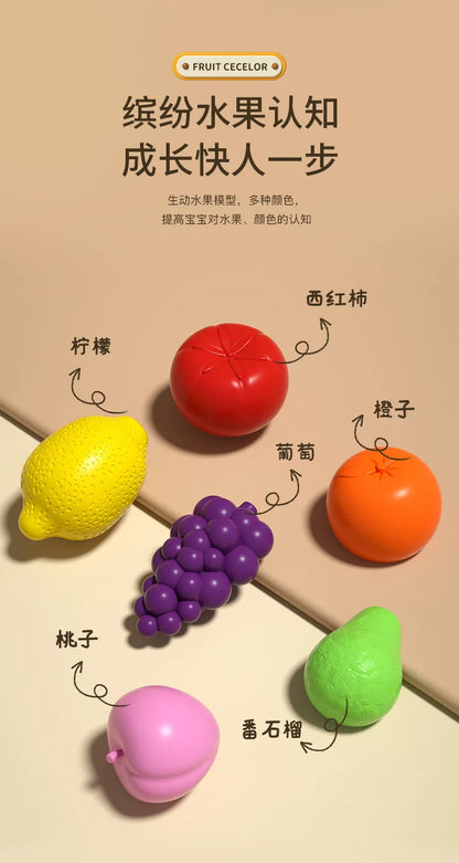 Baby Montessori Shape Sorter Cube Rainbow Colorful Blocks Sorting Game Infant Cognitive Grip Training Learning Educational Toy - Smarsty