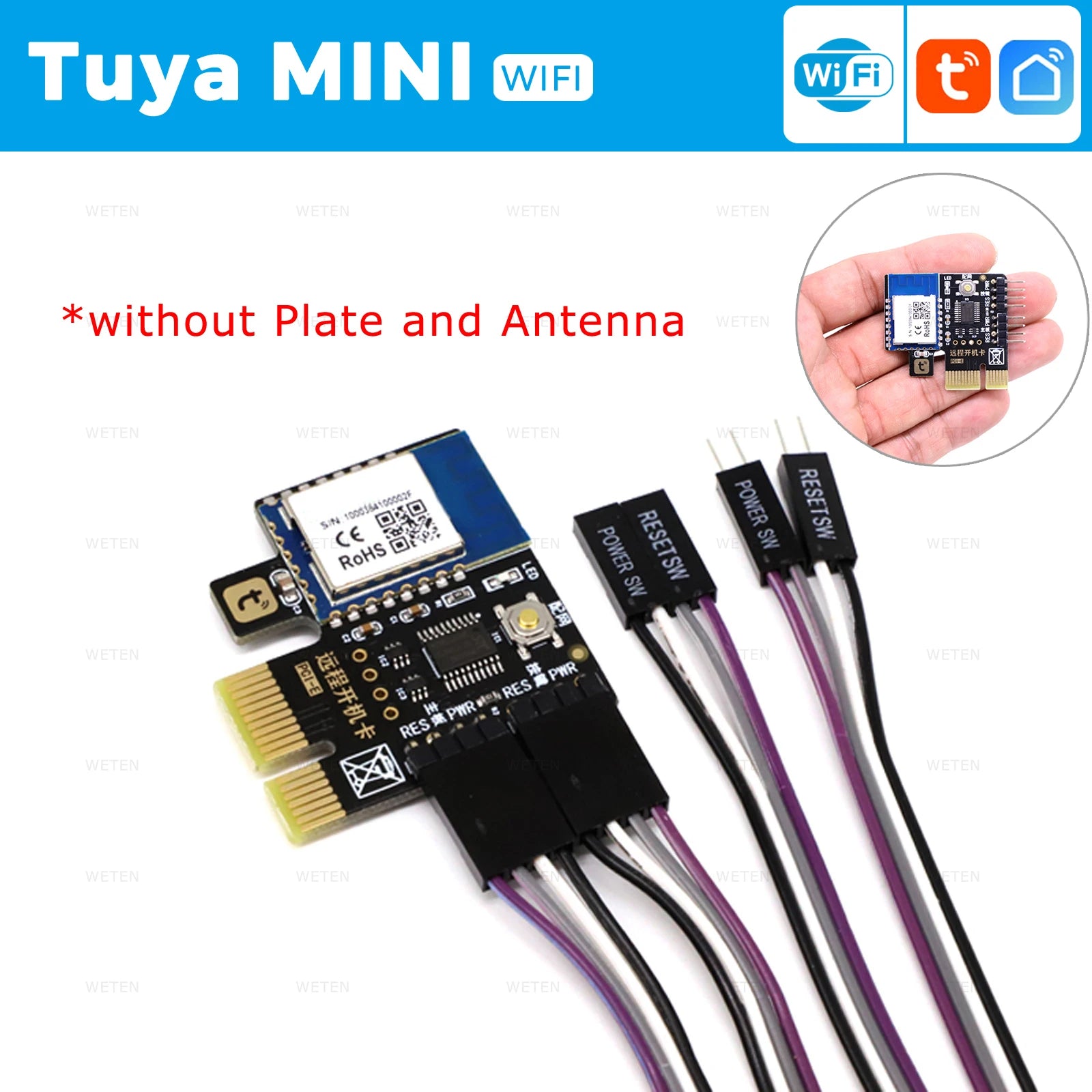 Smart Wifi Power Reset Switch for PC Control - Smarsty