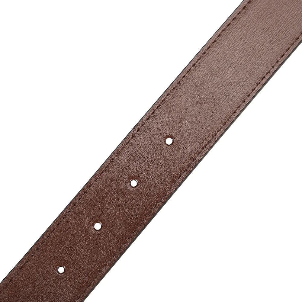 Men's Leather Cowskin Belt High Quality Fashion Waist Strap - Smarsty