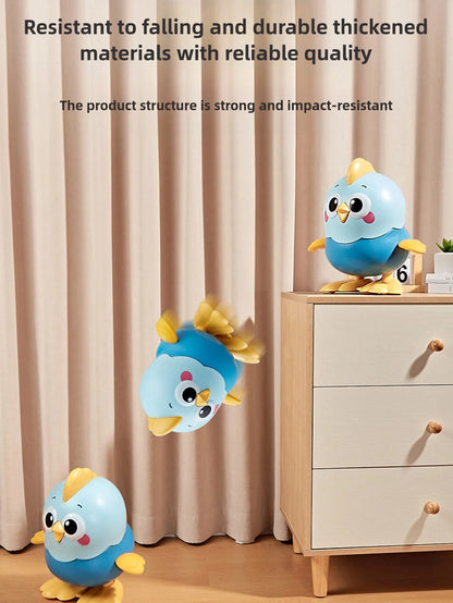 New Kidsren's Chick Can Move Cartoon Jumping Little Yellow Chicken Baby Wind-Up Small Toy Kidsren's Jumping Chicken Wind-Up Toy Fun Artificial Wind-Up Small Animal Can Move and Run Learn to Crawl 1 to 2 Years Old Baby