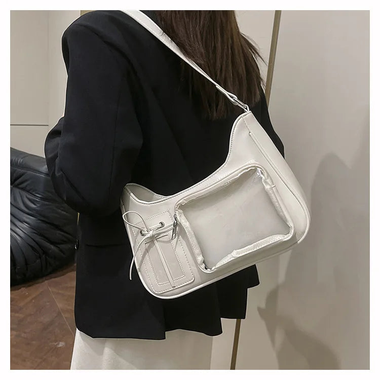 Y2K Harajuku Transparent Ita Bag Crossbody Purse For Women - Smarsty