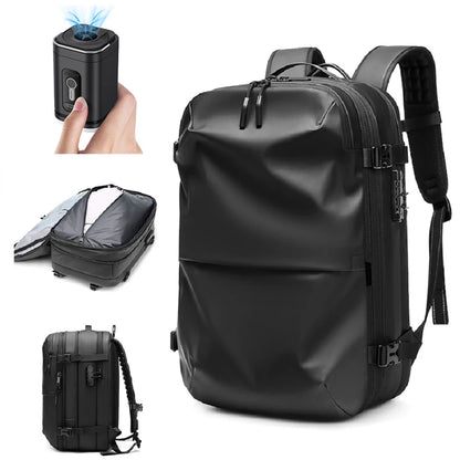 Men Travel Backpack vacuum compression 17 inch Laptop Backpack Business Large Capacity school Backpack Expanded Hiking backpack - Smarsty
