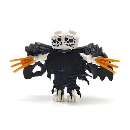 MOC Halloween Skeleton Army Mini Doll Building Blocks DIY Assembled Building Blocks Character Doll Skeleton Horse Ornaments Toy
