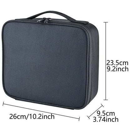 Waterproof Travel Makeup Bag for Women with Brush Storage - Smarsty