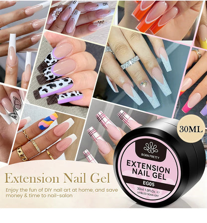 Born Pretty 30ml Milky White Nail Extension Gel - Smarsty