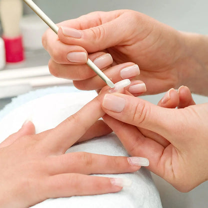 Wooden Cuticle Pushers for Easy Nail Care 100 Pack - Smarsty
