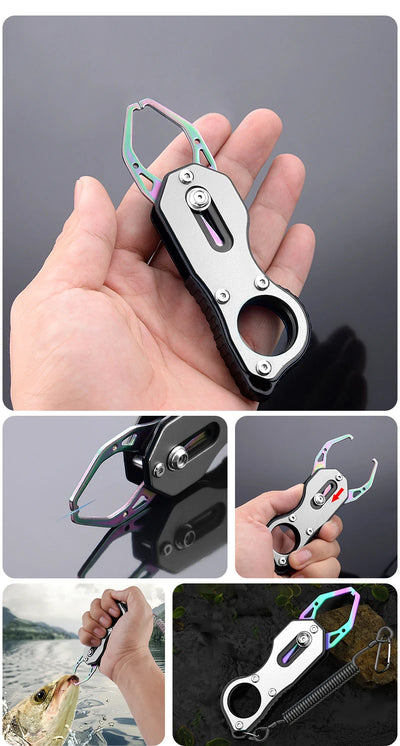 Shawto Titanium Coating Stainless Steel Fishing Scissor Plier Cut PE Braid Line Cutter Plies Carp Fishing Accessories Tools