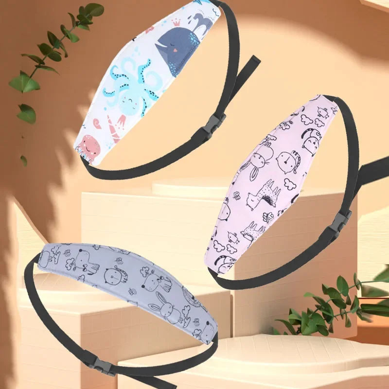 Adjustable Baby Head Support Pillow for Car Seat Travel - Smarsty