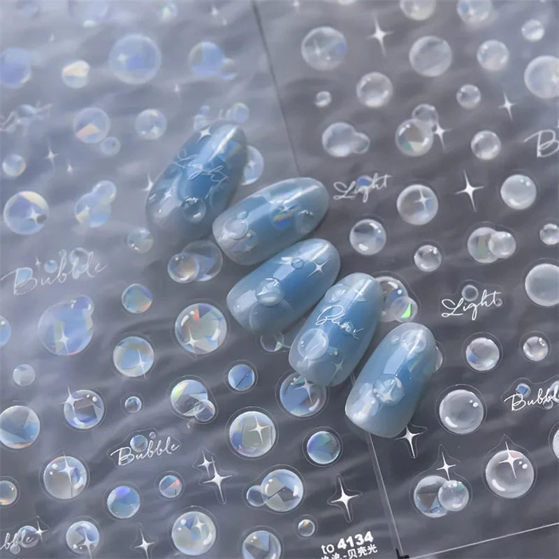 Dreamy Summer Beach Nail Art Stickers for Manicure - Smarsty