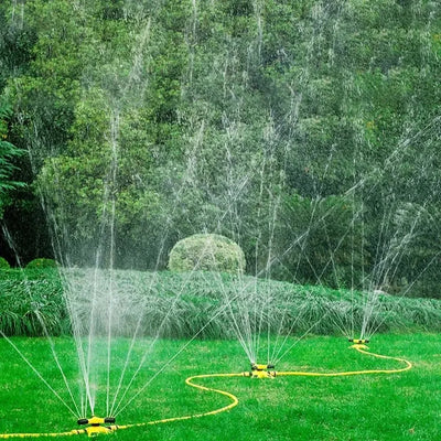 360 Degree Rotating Lawn Sprinkler for Large Area Irrigation - Smarsty