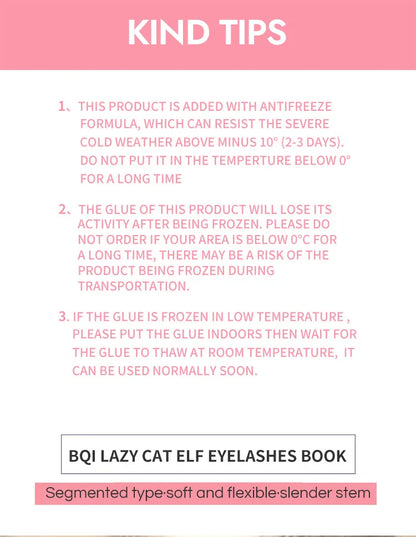 BQI Lazy Cat Elf Eyelashes Book 180pcs Natural Eye Enlargement - Smarsty