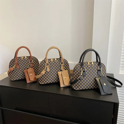 Lux Plaid Crossbody Bag For Women With Compact Mini Purse - Smarsty