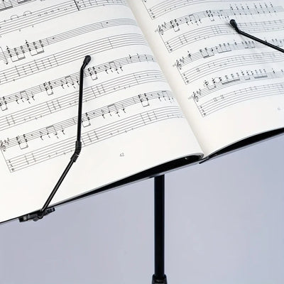Music Stand 2 in 1 Dual Use Folding Sheet Music Stand Desktop Book Stand Portable and Lightweight - Smarsty
