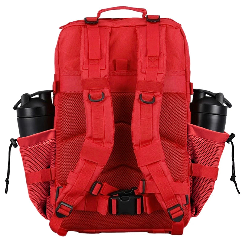 45L Meal Prep Management Backpack Gym Tactical Waterproof Insulated Lunch Cooler Bag Hiking Camping Travel Rucksack - Smarsty