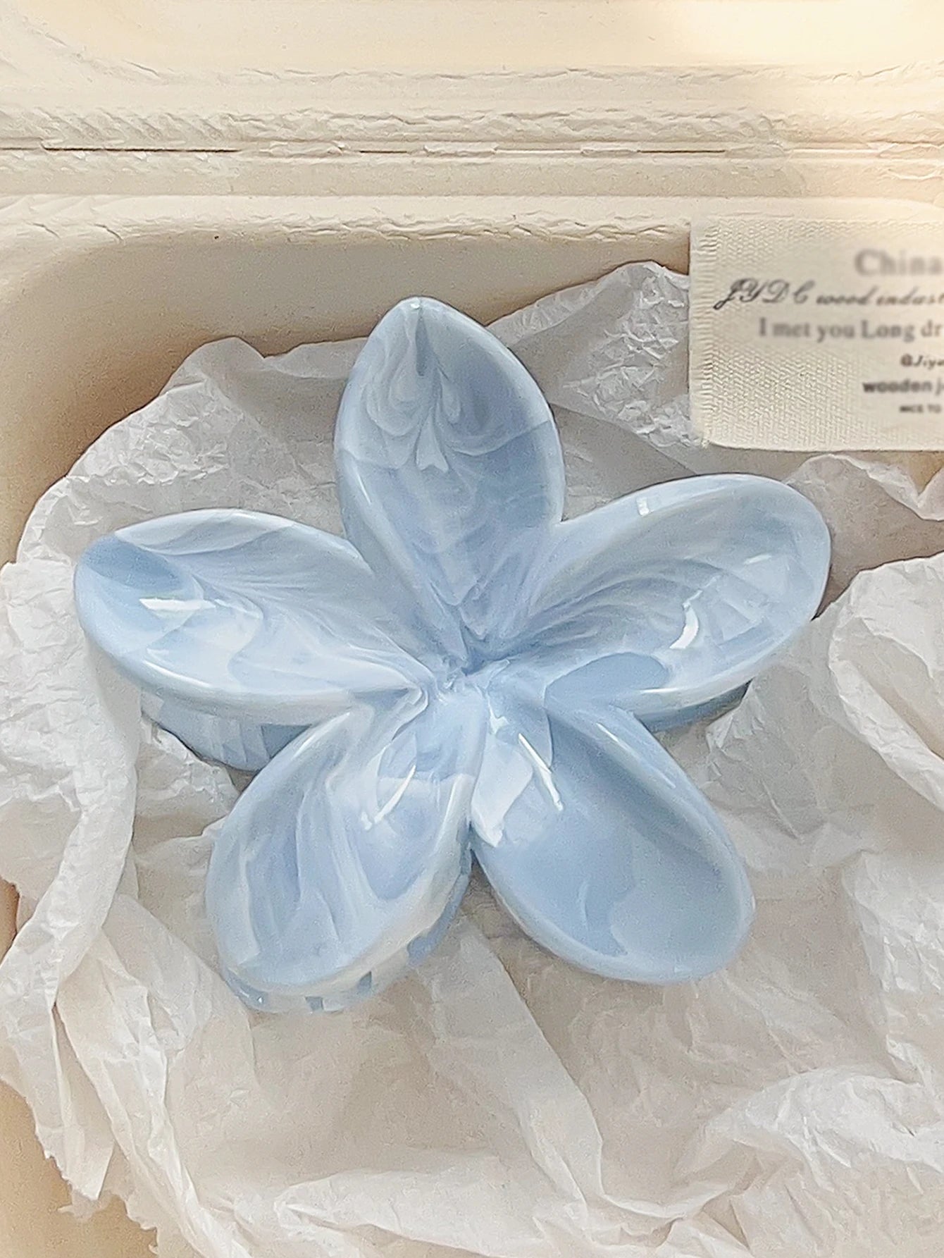 Hawaiian Flower Hair Claw Clips For Thin Hair Lightweight - Smarsty