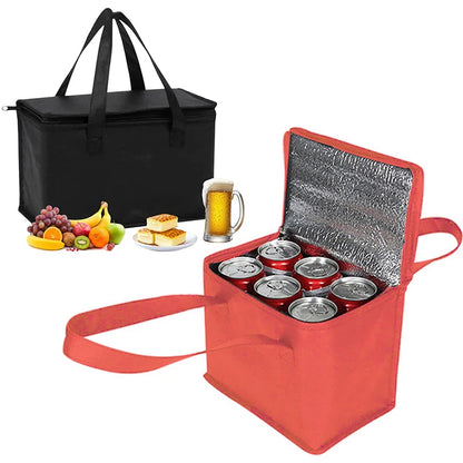 Insulated Lunch Cooler Bag With Folding Design And Ice Pack - Smarsty