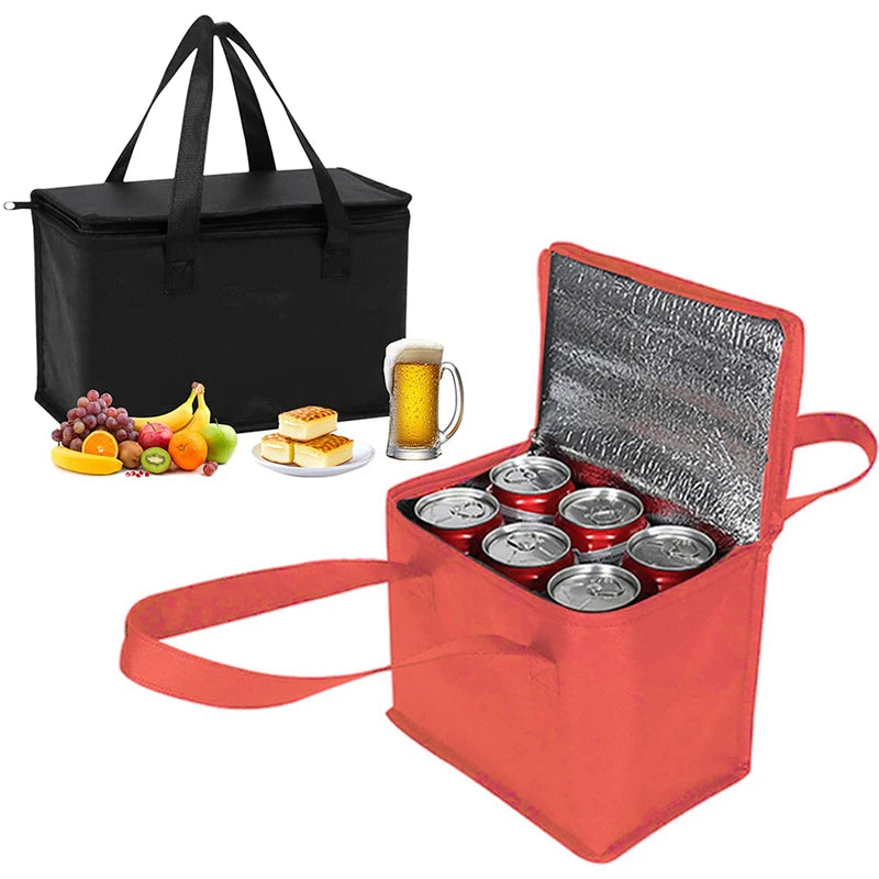 Insulated Lunch Cooler Bag With Folding Design And Ice Pack - Smarsty