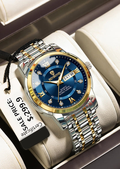 Luxury Waterproof Diver Watch for Men 30ATM - Smarsty
