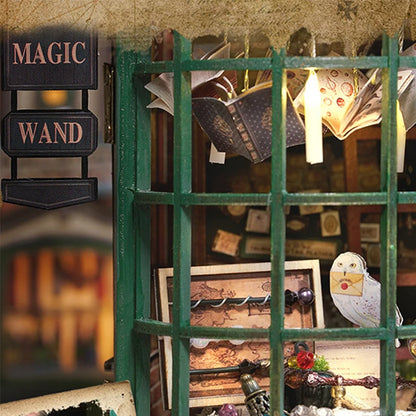 Magical Doll House Wooden Miniature DIY Assembly Building Model Kit Production of Small Room Toys Decorations with Furniture by Smarsty