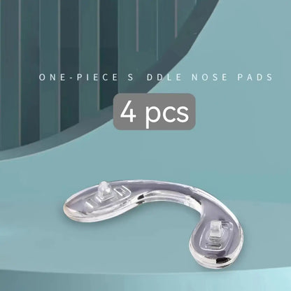 1/2/4pc Ultra-Soft Silicone Eyeglass Nose Pads Comfort Fit Glasses Frame Accessories Anti-Slip Nose Pads for Sports & Daily Wear