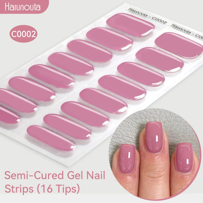 Gradient Auroras Gel Nail Strips for Easy DIY Manicure - Smarsty