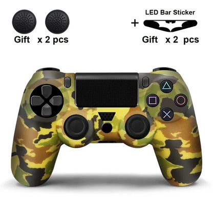 Silicone Skin Case for PS4 Controller with Grip Caps - Smarsty