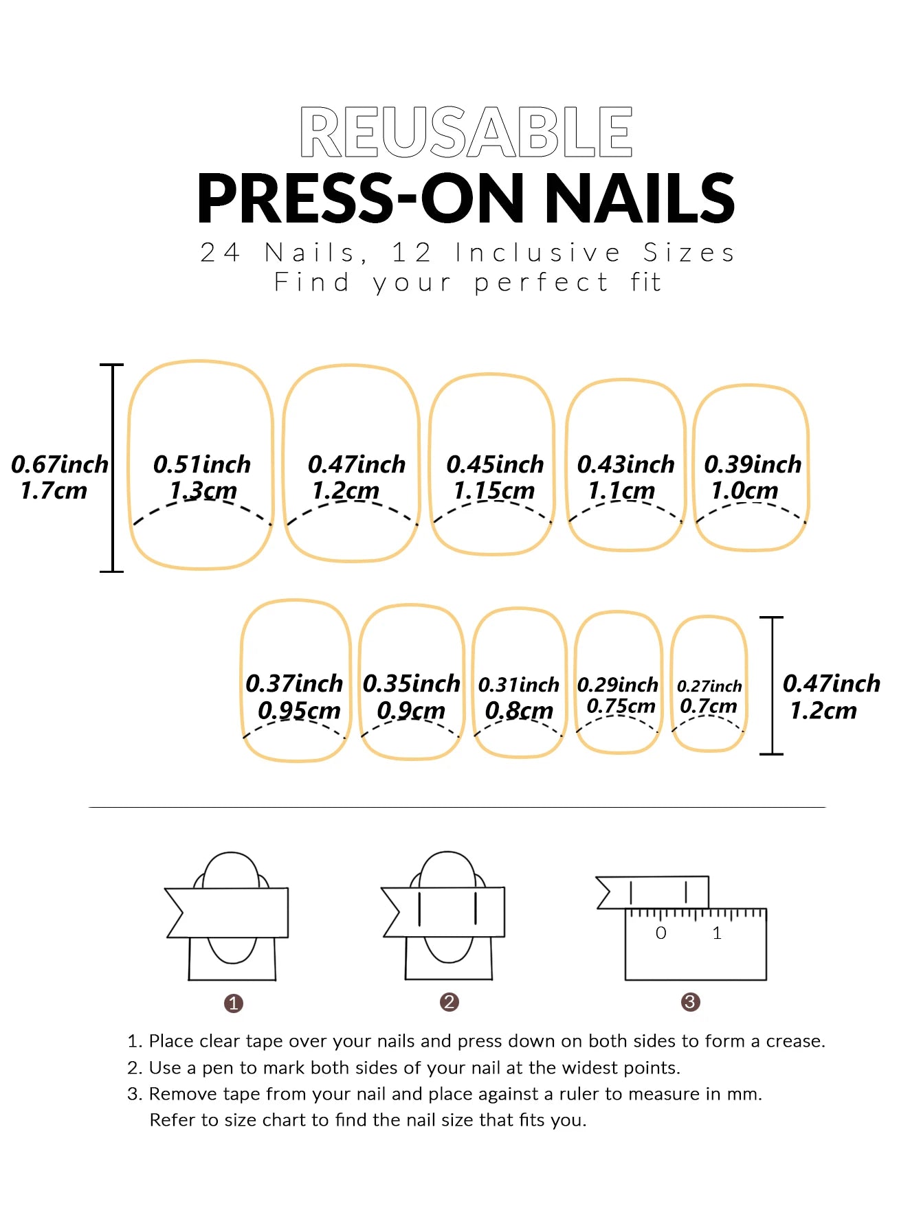 24PCS Almond Fleshcolor Press On Nails for Summer - Smarsty